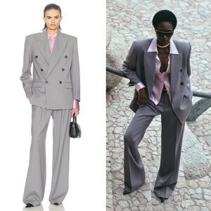 Helsa The St Germain Suit Jacket in Carbon Grey Size small